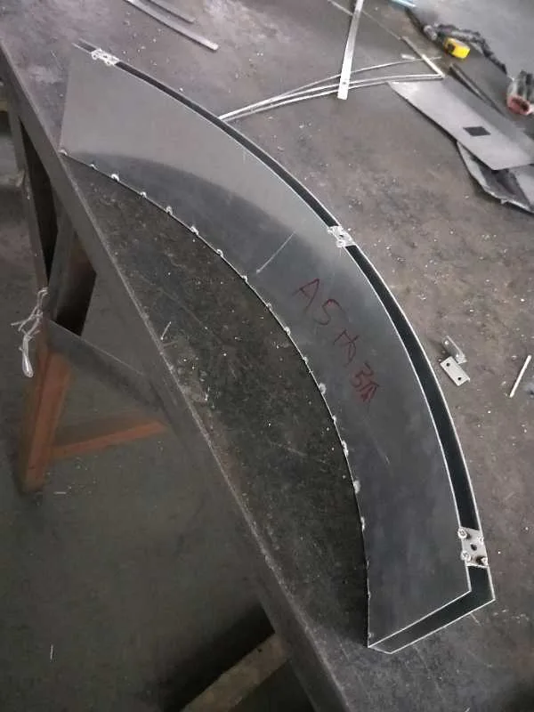 Aluminum Arc-Shaped Design for Interior Ceiling / sopraporta facade decoration