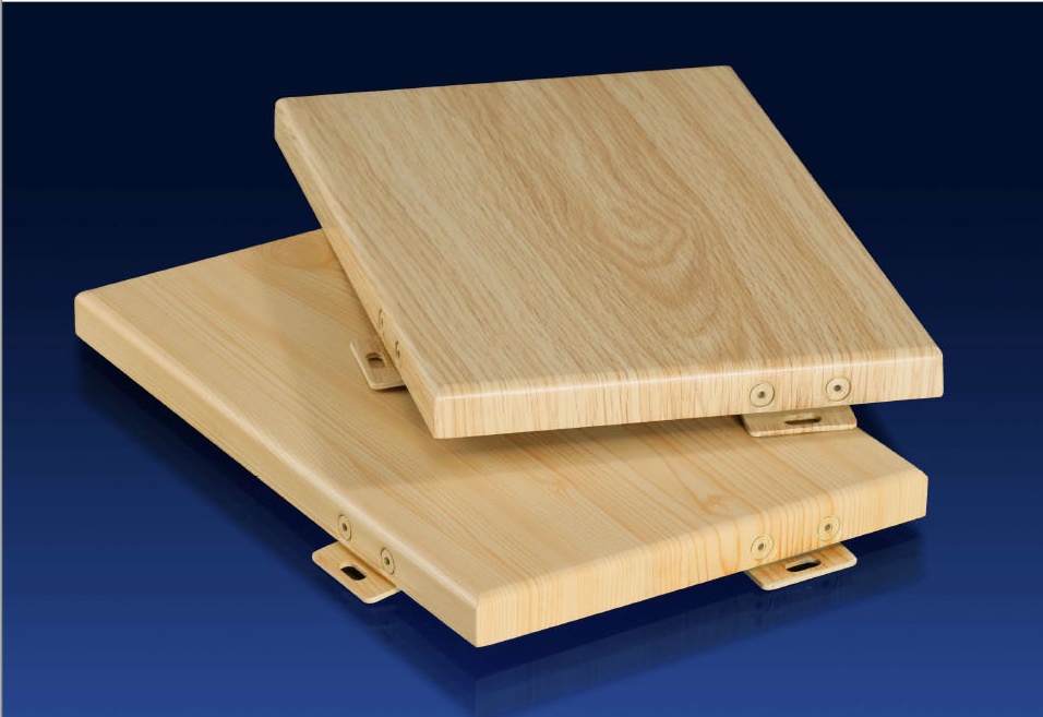 What are the production processes of wood grain aluminum veneer