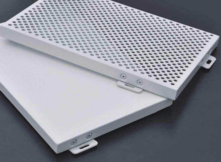 The main application space of punched aluminum veneer