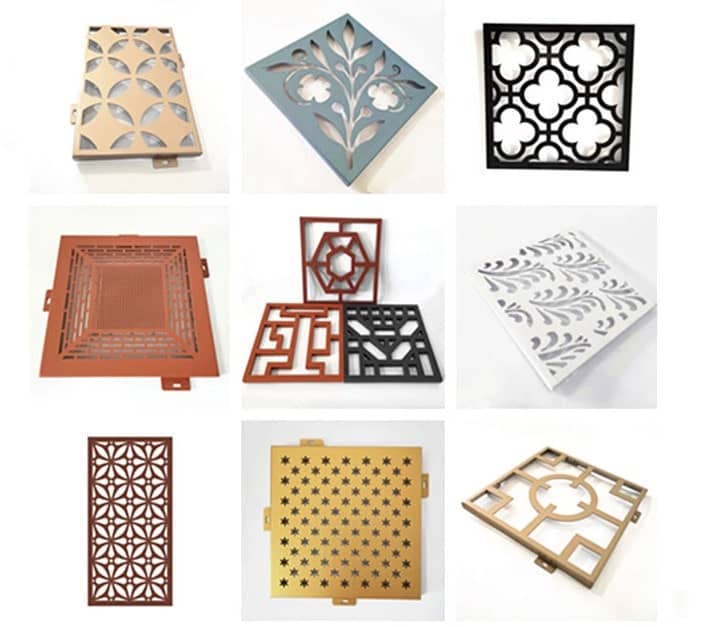 Decorative Metal Screen Wall Sheets, Aluminum Fence Panels